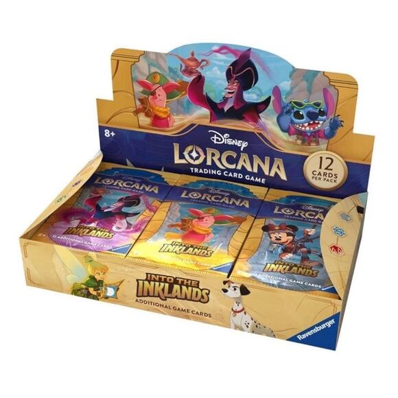 Disney Lorcana Into the Inklands New SEALED Booster Box (24 Booster Packs)